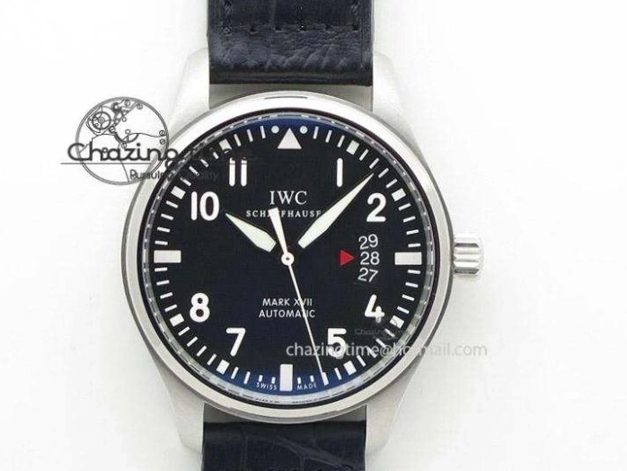 MIROTIME 0523 Portugieser Perpetual Calendar IW503401 V9F 1:1 Best Edition Blue Dial on Black Leather Strap A Contemporary 7114